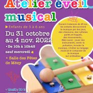 Atelier éveil musical 31/10-4/11/2022